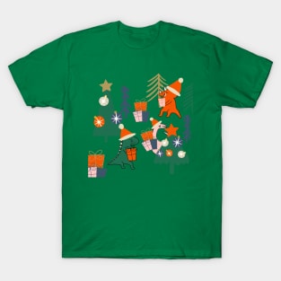 Dinosaur Christmas Party T-Shirt
